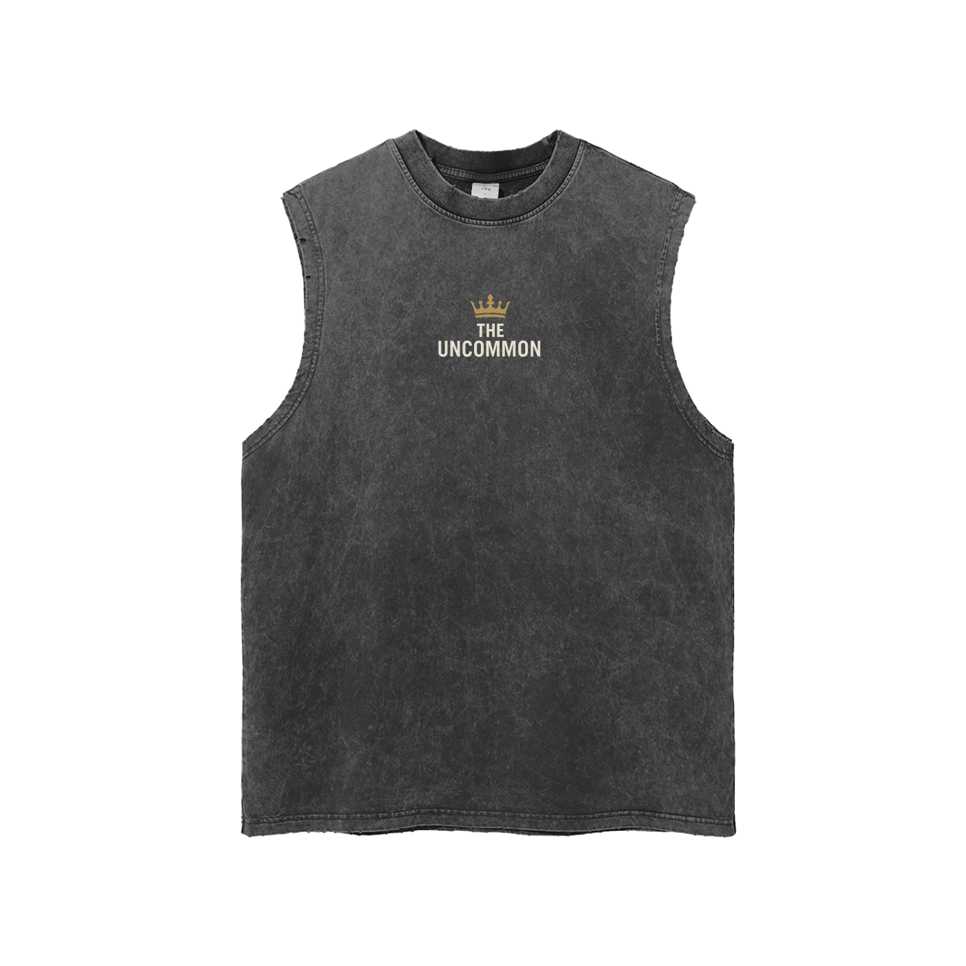 Uncommon OG Snow Washed Frayed Hem Tank Top