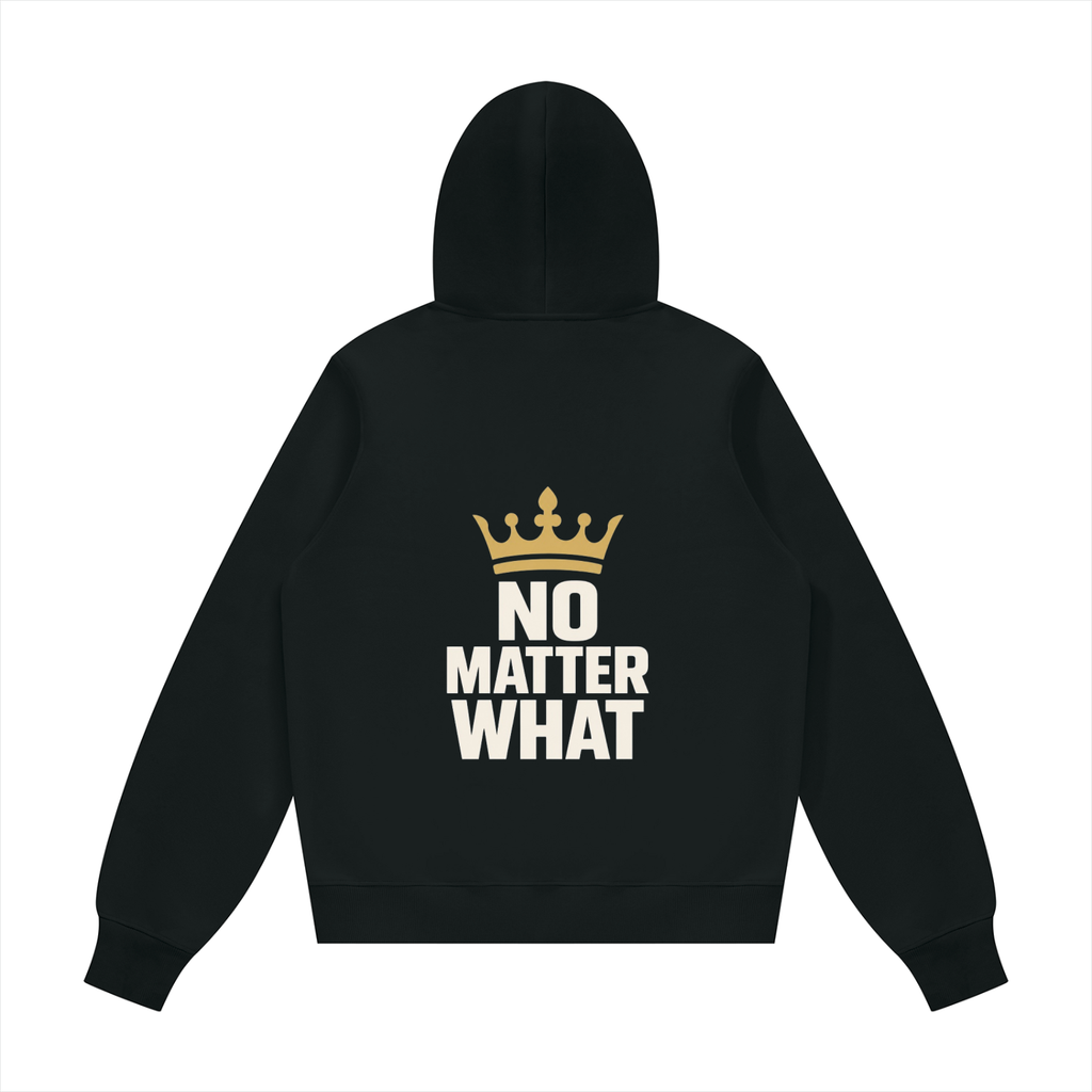 Unisex Fleece Regular Shoulder Hoodie - Fitted