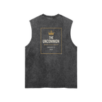 Uncommon OG Snow Washed Frayed Hem Tank Top