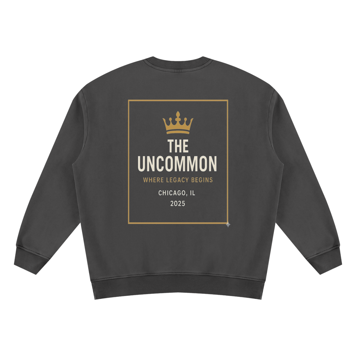 Unisex Vintage Wash Fleece Sweatshirt - No Matter What Front/OG Uncommon Back