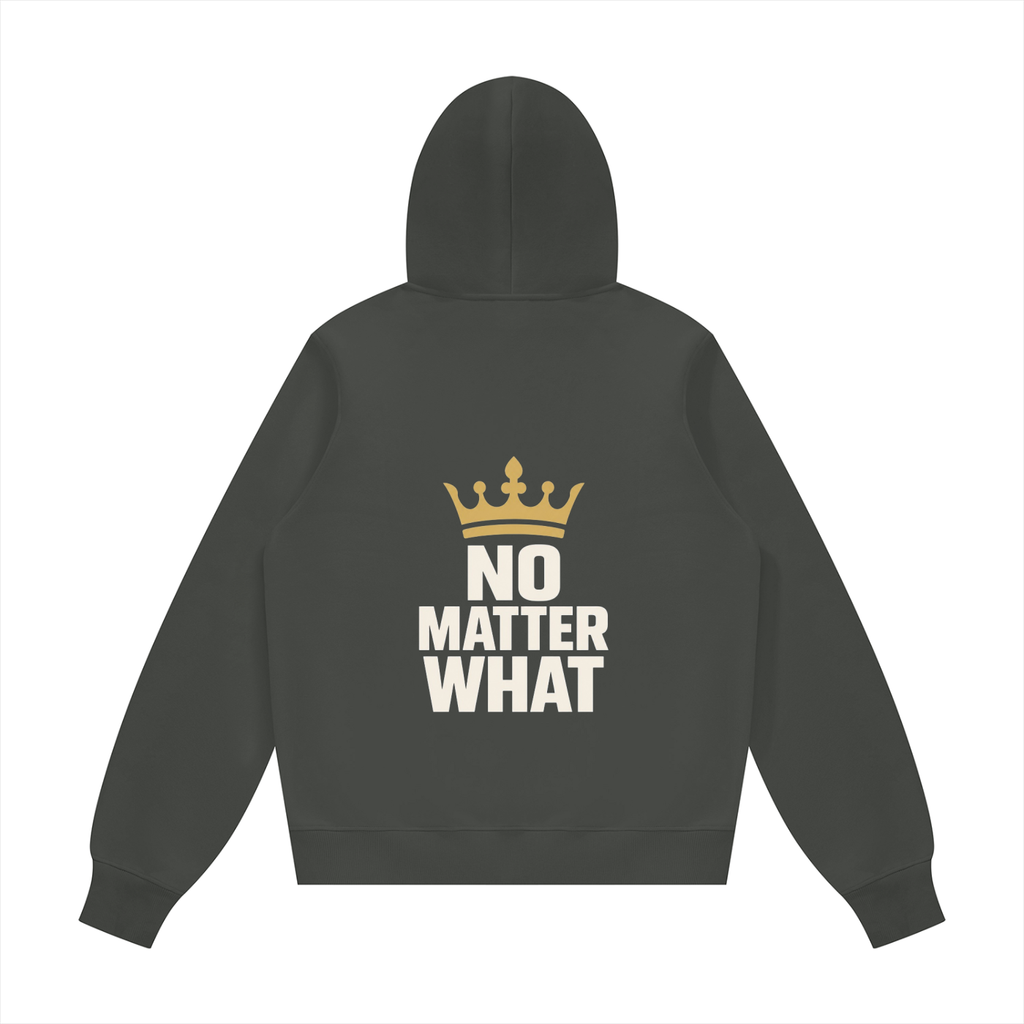 Unisex Fleece Regular Shoulder Hoodie - Fitted