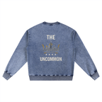 Uncommon Snow Wash Oversized Crewneck Sweatshirt
