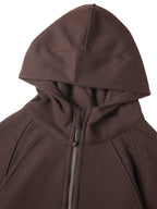 Turkey Trot Cropped Half-Zip Hoodie