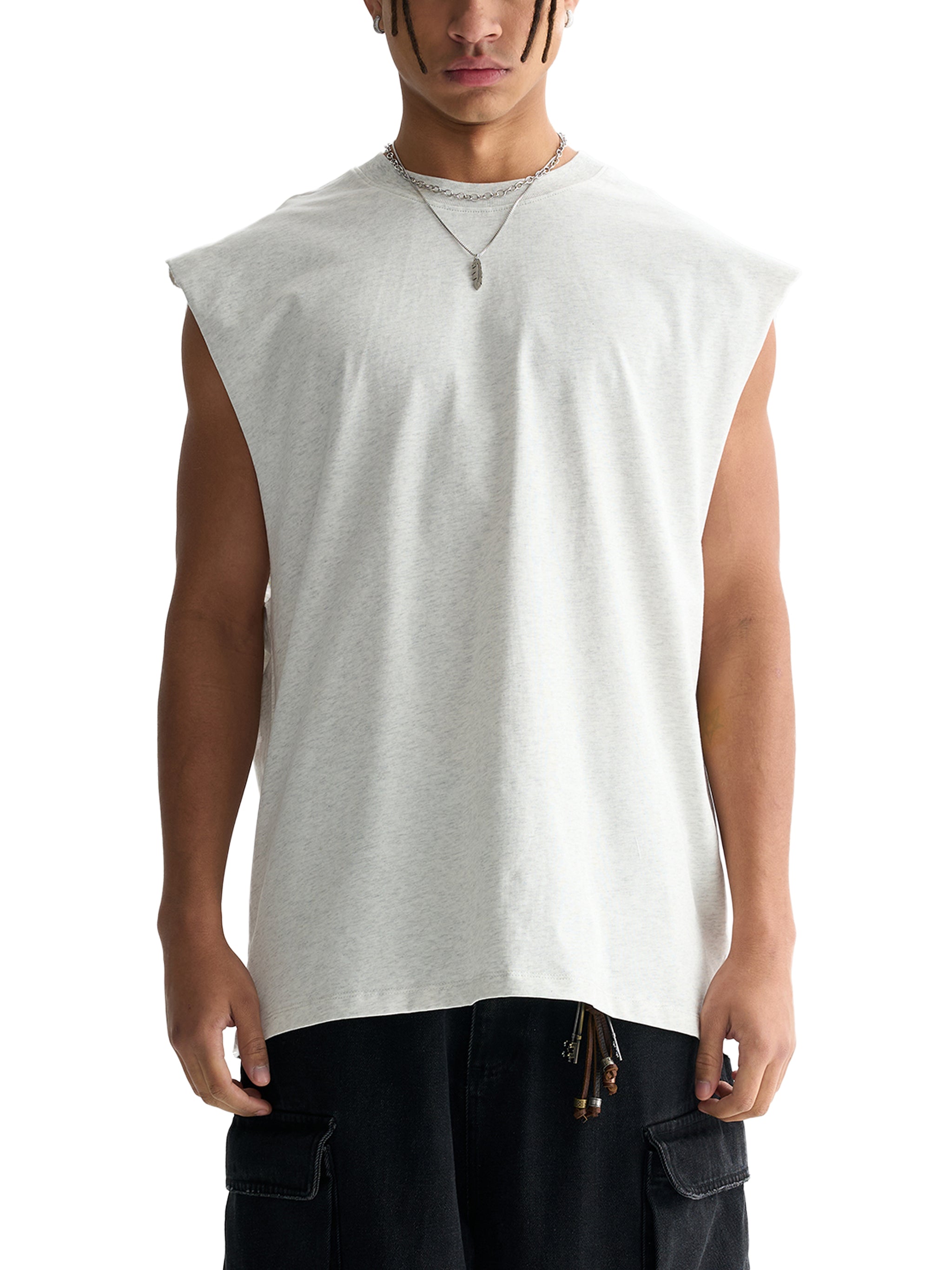 Uncommon OG Raw Edge Cotton Tank Top