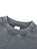 Uncommon OG Snow Washed Raw Edge Cropped Sweatshirt