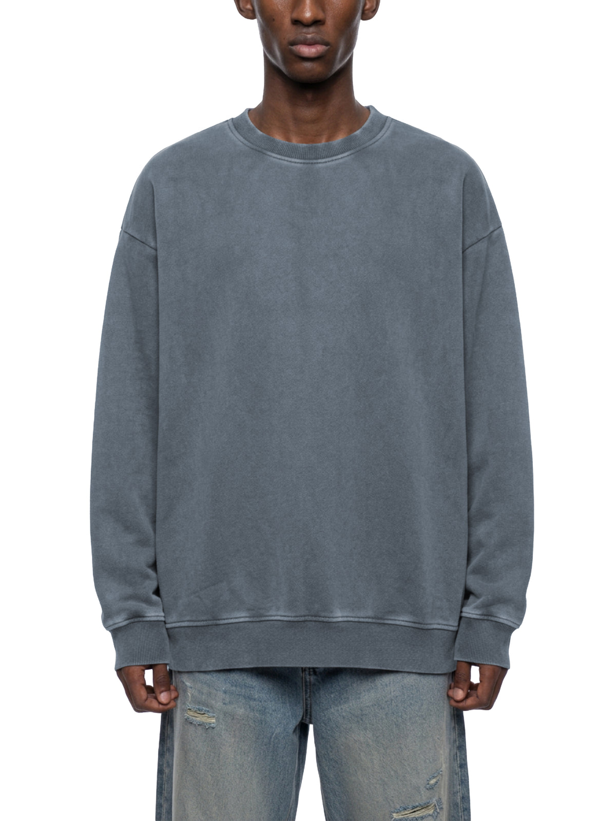 Unisex Vintage Wash Fleece Sweatshirt - No Matter What Front/OG Uncommon Back