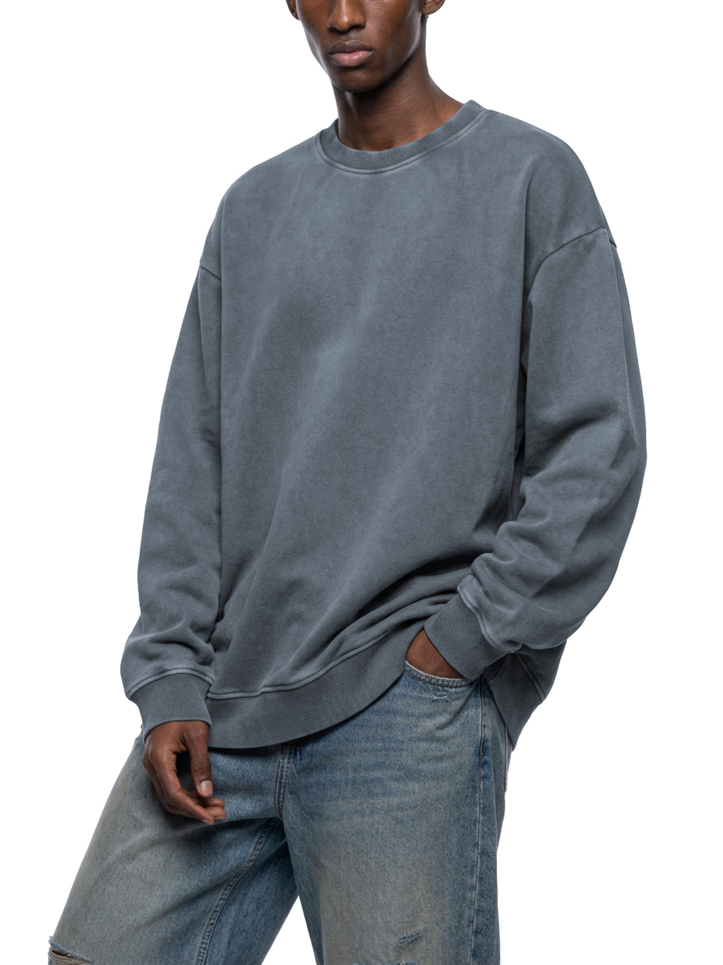 Unisex Vintage Wash Fleece Sweatshirt - No Matter What Front/OG Uncommon Back